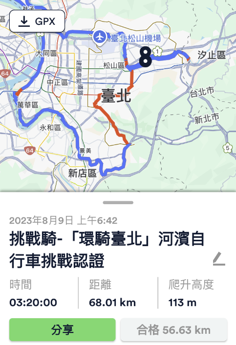合格里程示例
